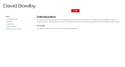 Desktop Screenshot of davidbowlby.com